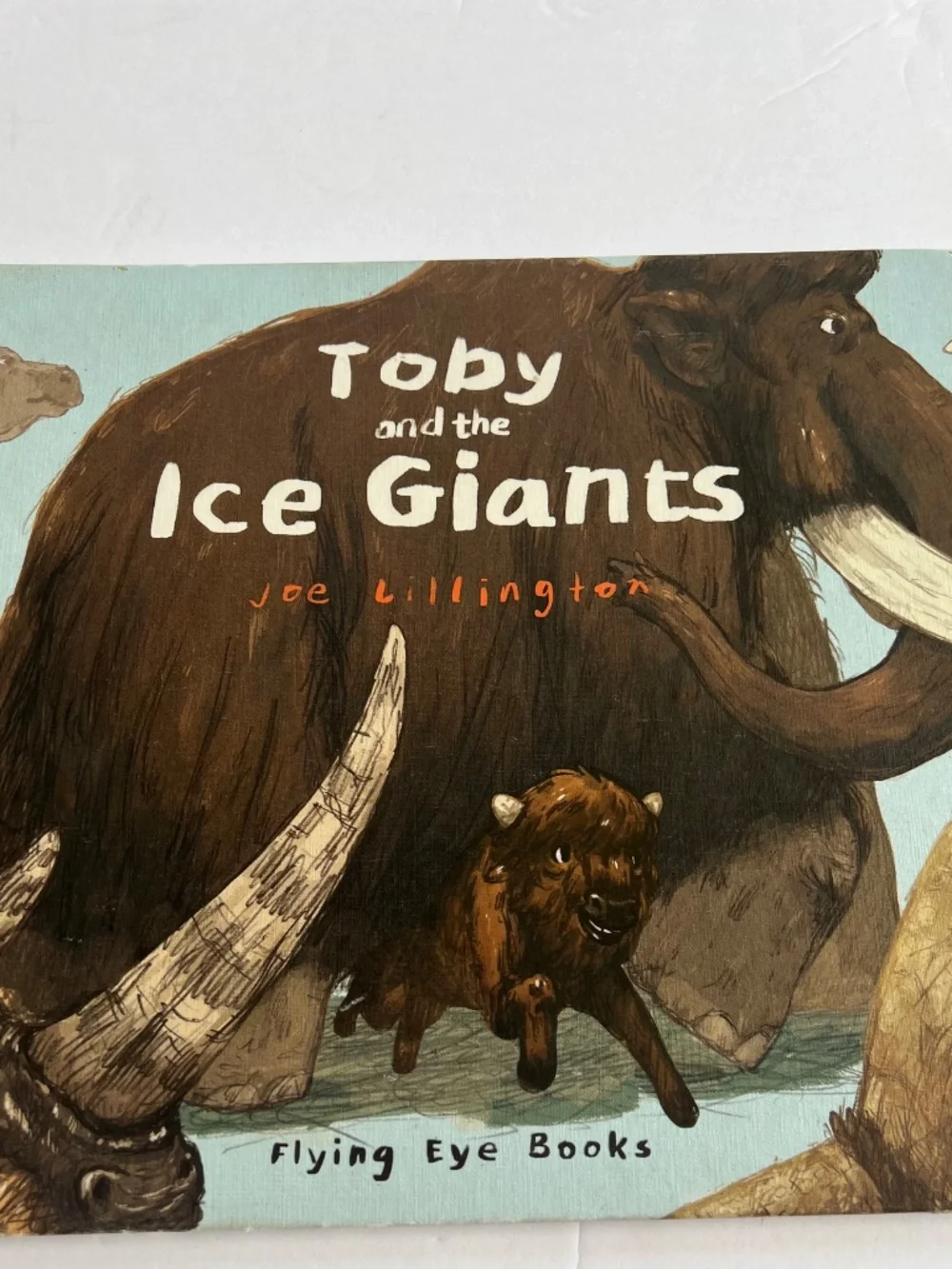 Wild Republic Woolly Mammoth Plush 9inches & Toby and the Ice Giants HC book